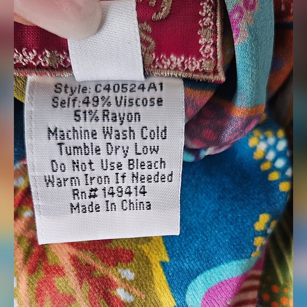 Johnny Was LAPHAM RYDER COAT Boho Duster Reversible - Picture 7 of 10